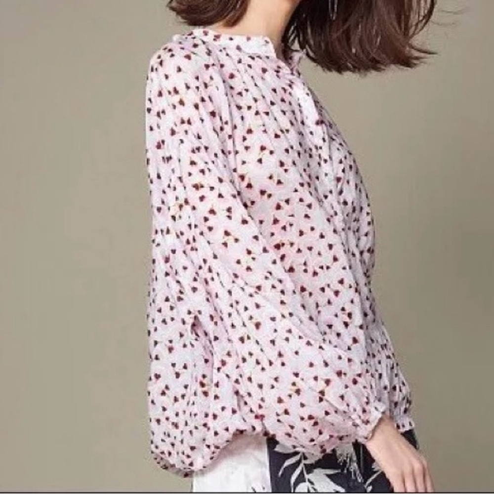 Anna Glover x H&M Patterned Lyocell Blouse